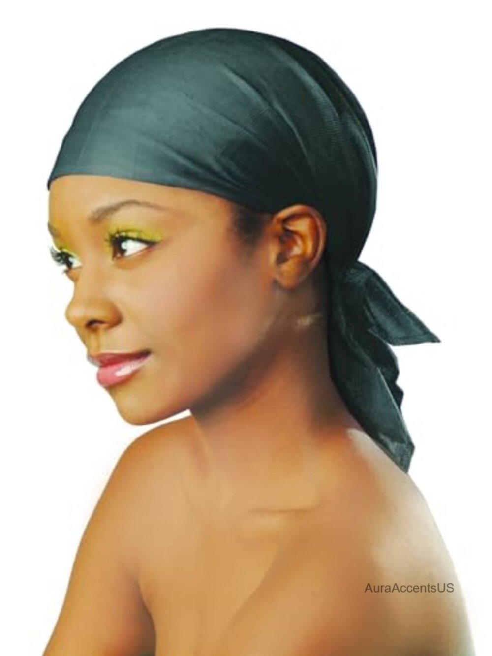 Silky Satin Triangle Scarf for Hair Wrapping